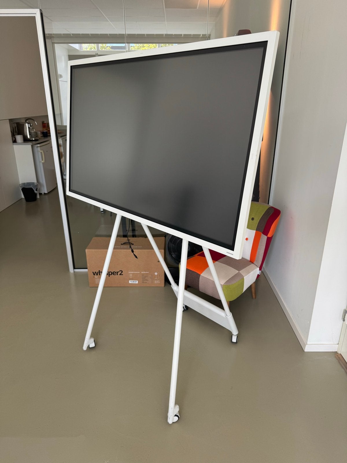 Samsung Flip 2 WM55R 55 inch 4K UHD Smart TV op standaard, Ophalen, LED, 50 Hz, Zo goed als nieuw