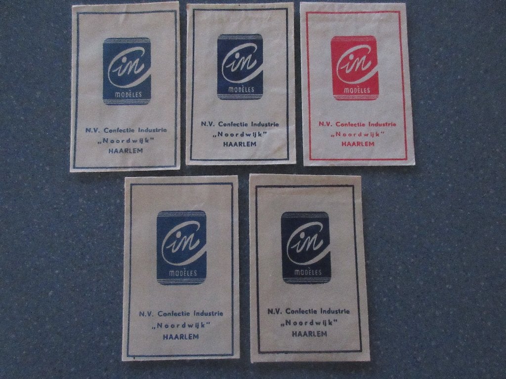 5 x Haarlem, Conf.Industrie Noordwijk, Verzenden