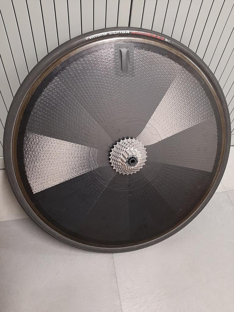 Zipp disc carbon tijdrit/triatlon wiel., Fietsen en Brommers, Zipp disc, Zipp, Zipp disc, Ophalen of Verzenden