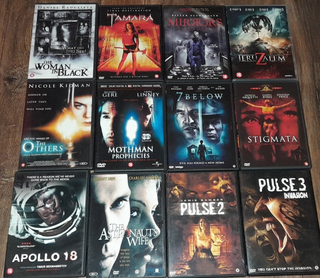 Horror films - collectie - uitzoeken uit partij - 3,50 ps, Engels, Vanaf 16 jaar, Verzenden, Overige genres