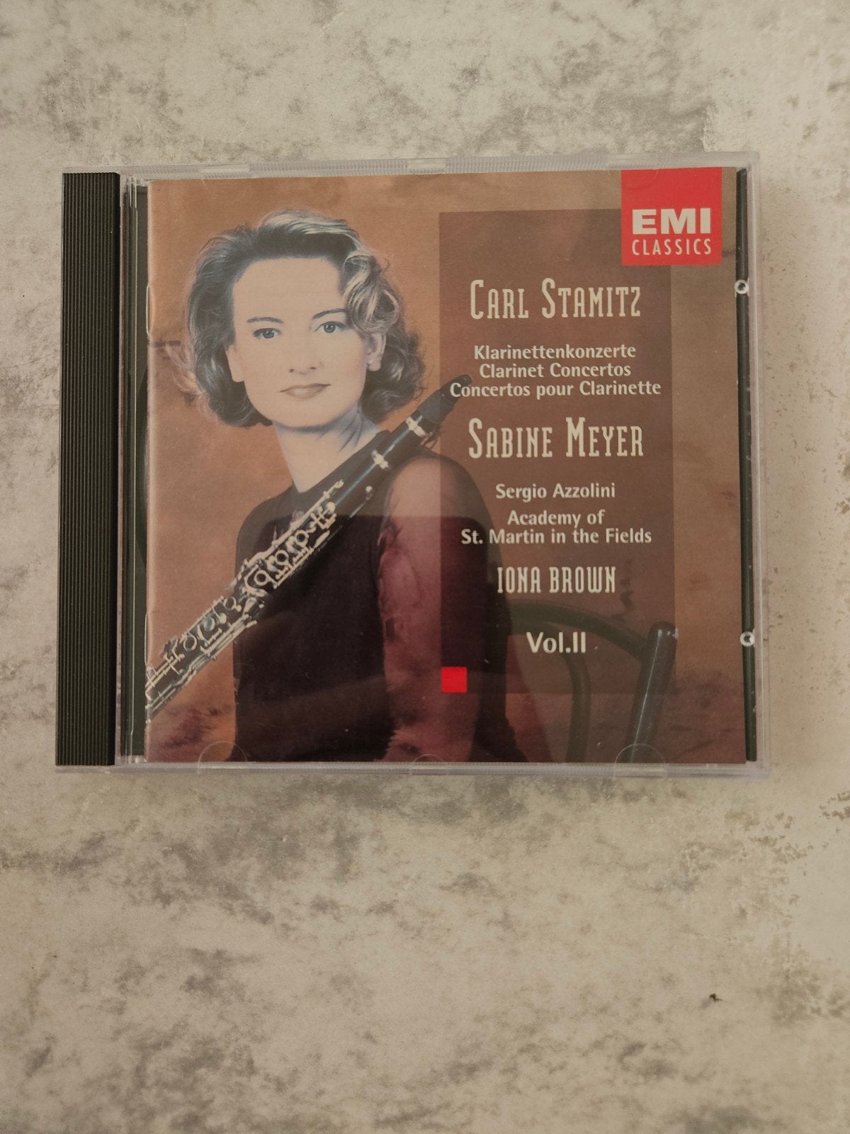 Carl Stamitz – Clarinet Concertos Vol. II - Sabine Meyer (EM, Ophalen of Verzenden, Gebruikt, Orkest of Ballet