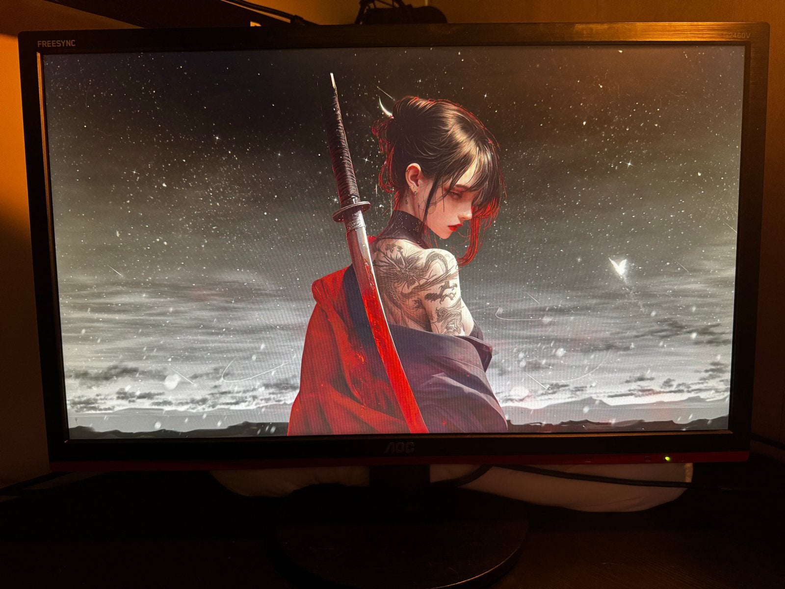 AOC G2460VQ6 24” Gaming Monitor - Full HD, 75Hz, 1ms, Computers en Software, Gaming, Ingebouwde speakers, Full HD, Ophalen of Verzenden