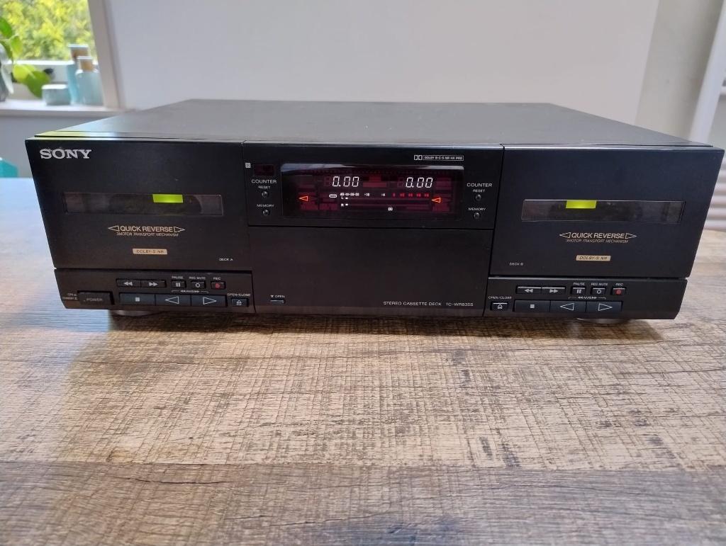 Sony TC-WR835S (TC-WR901ES) volledig geserviced., Ophalen of Verzenden, Dubbel, Sony, Tiptoetsen