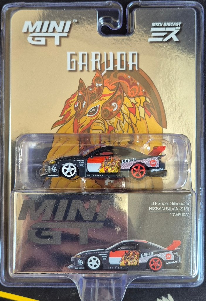 Mini GT LB-Super Silhouette Nissan SILVIA (S15)“GARUDA”, Ophalen of Verzenden, Nieuw, Auto