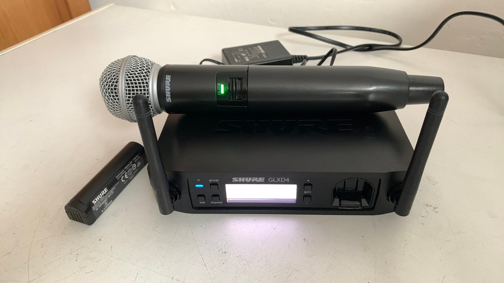 Shure glxd4 digitaal, Ophalen of Verzenden, Zo goed als nieuw, Zangmicrofoon