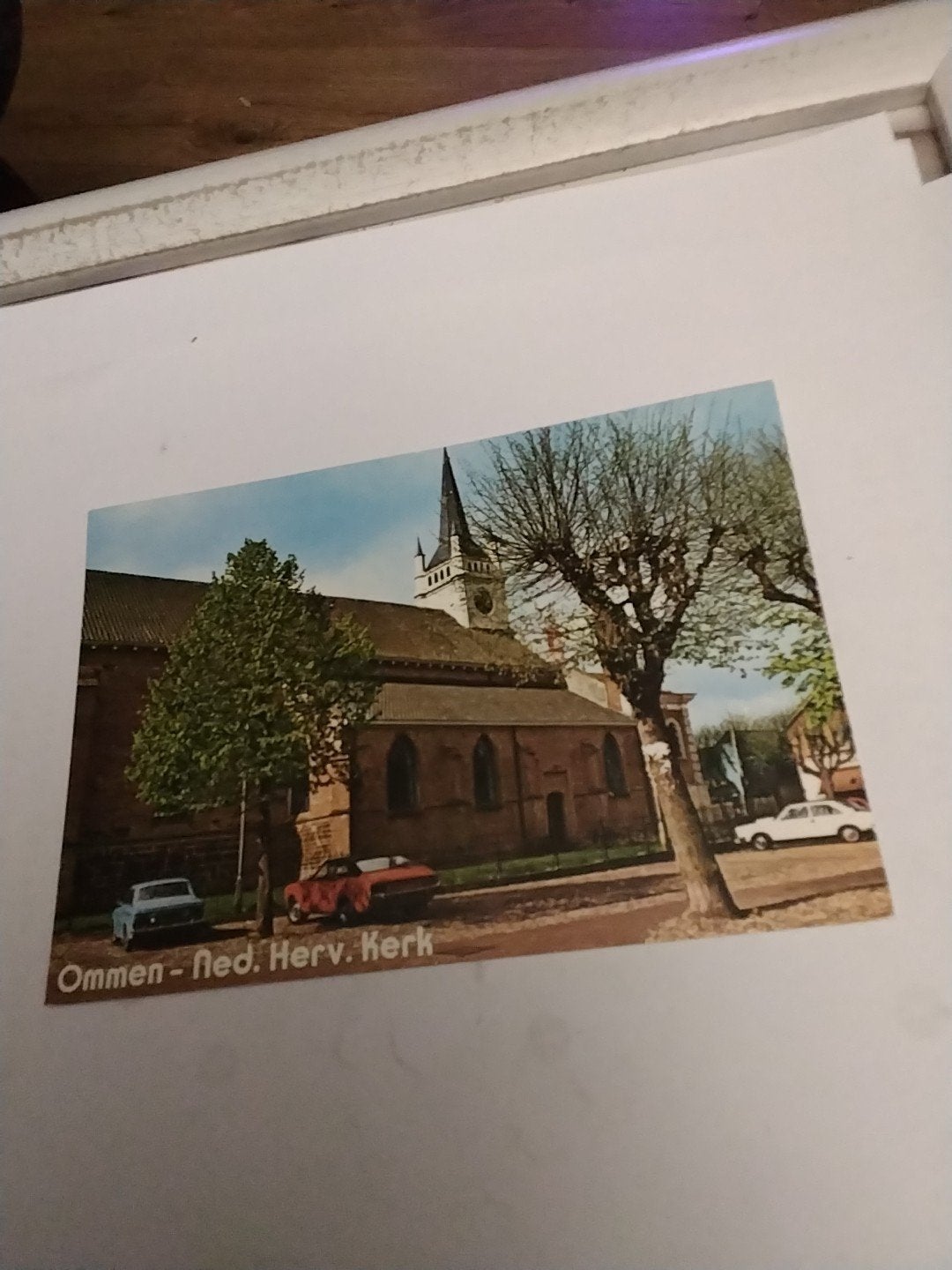 Oude ansichtkaart Ommen - Ned. Herv. Kerk, Ophalen of Verzenden, 1980 tot heden, Gelopen, Overijssel