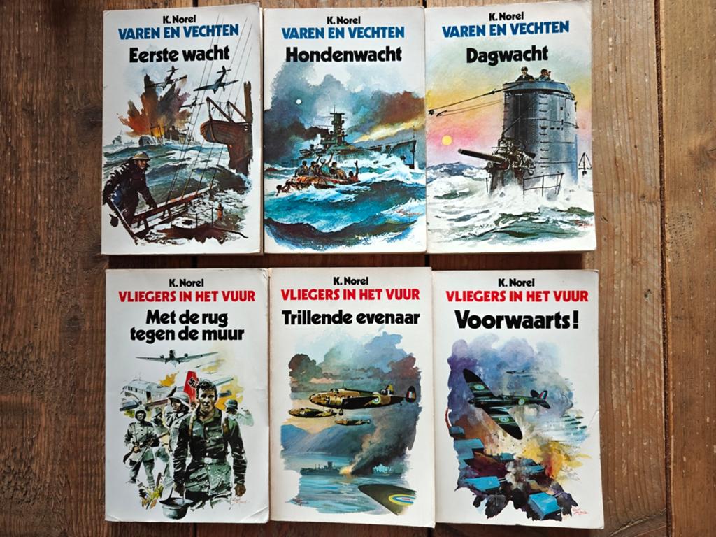 2 series van K. Norel., Boeken, Ophalen of Verzenden, Tweede Wereldoorlog, Zo goed als nieuw