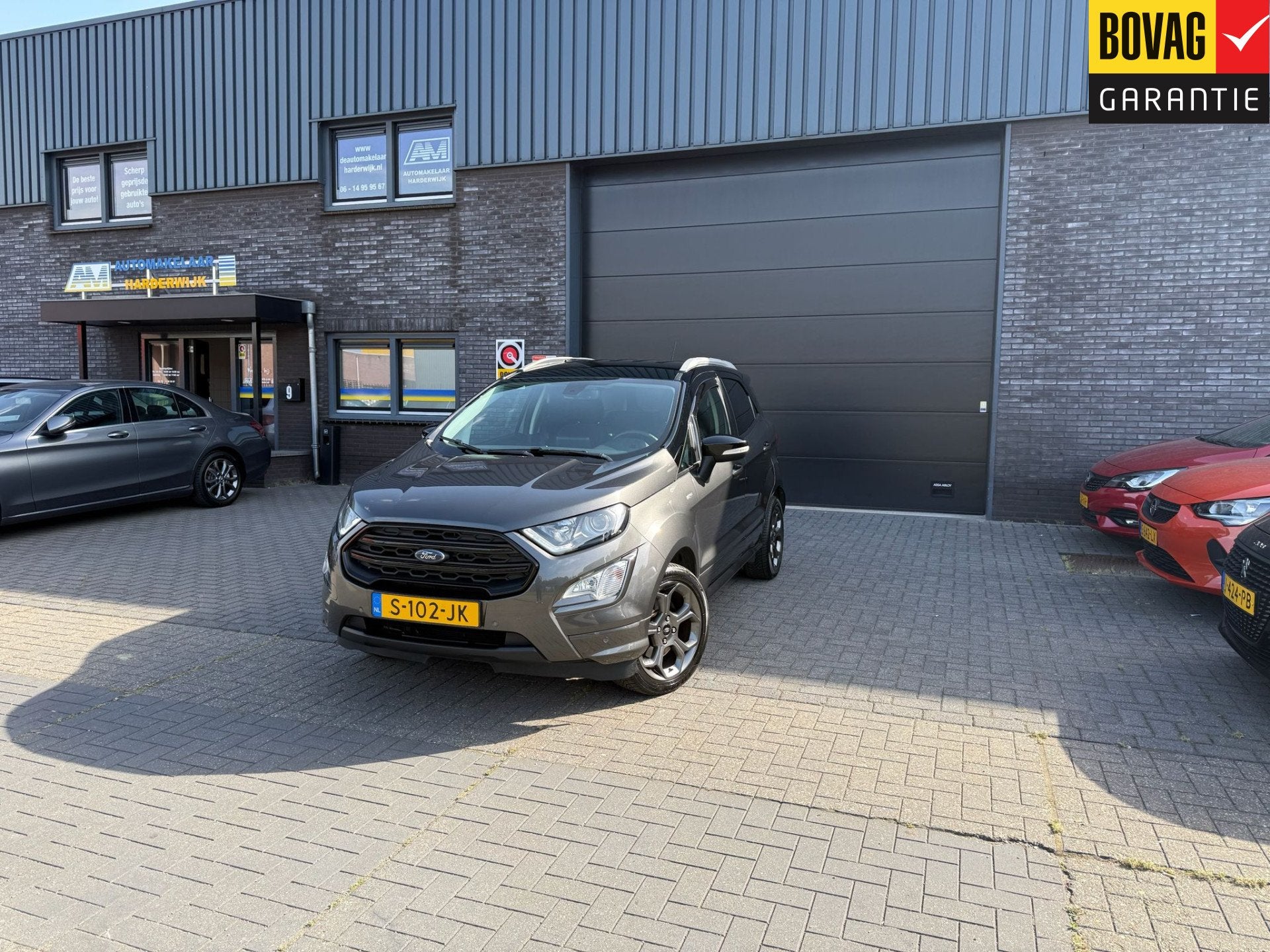 Ford EcoSport 1.0 EcoBoost ST-Line Black | 1E EIGENAAR | 12M, Voorwielaandrijving, Gebruikt, Ecosport, Leder en Stof