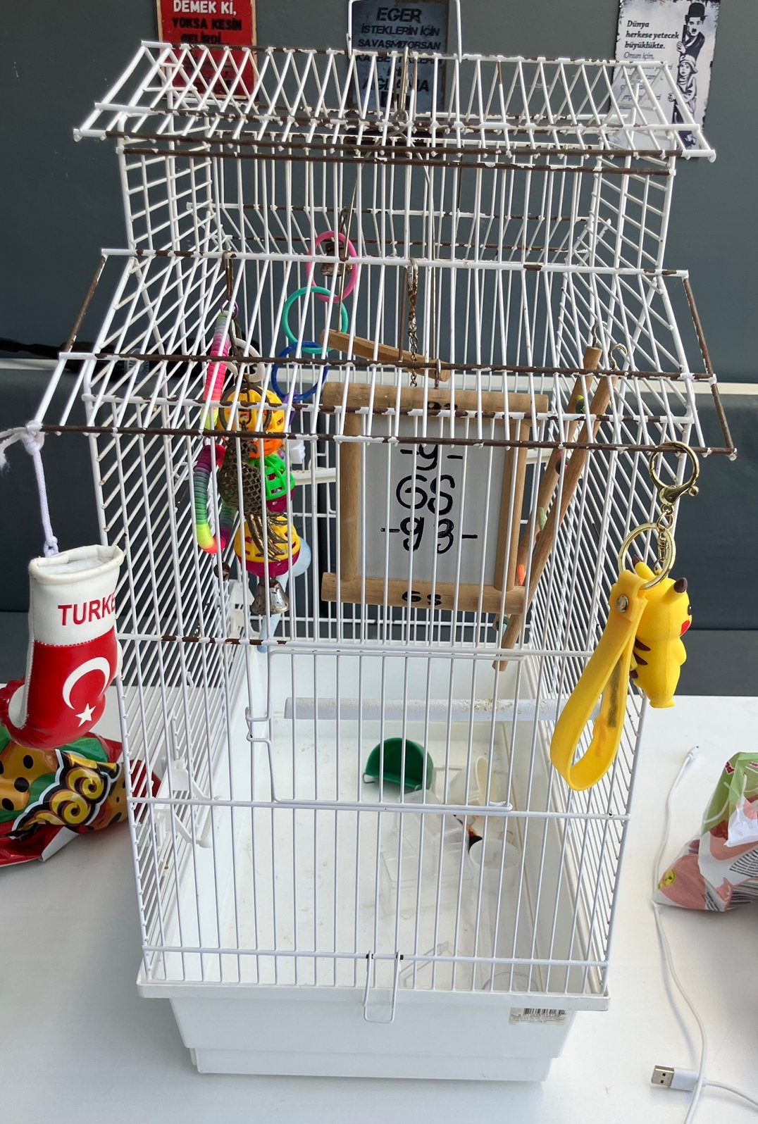 Te koop Kooi, Ophalen, Gebruikt, Metaal, Vogelkooi