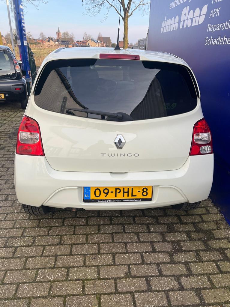 Renault Twingo 1.2-16V Dynamique*Electrisch panorama dak*, Auto's, Renault, Gebruikt, Zwart, 4 cilinders, Wit