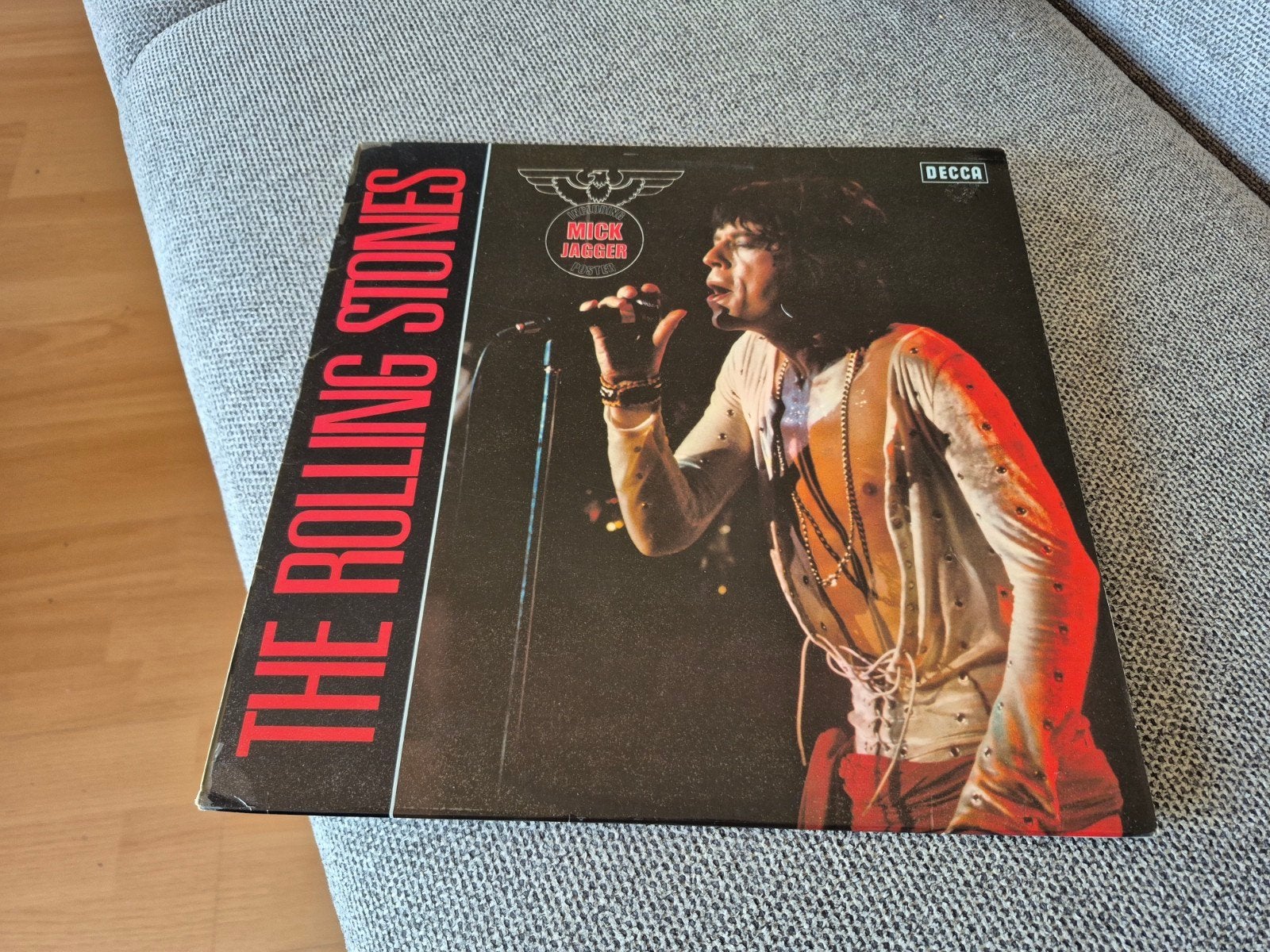 Rolling Stones LP  met poster, Ophalen of Verzenden, Zo goed als nieuw, 12 inch, Poprock