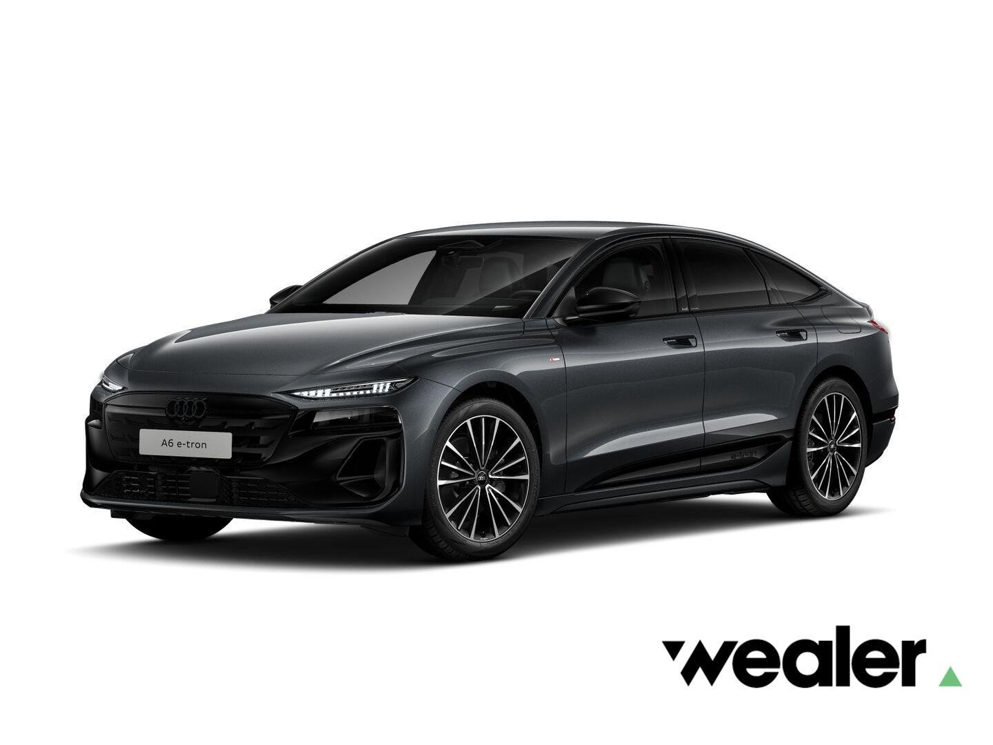 Audi A6 e-tron Sportback S edition (C1) e-tron 83 kWh 210 kW, Auto's, Audi, Zwart, Automatische klimaatregeling, Zilver of Grijs