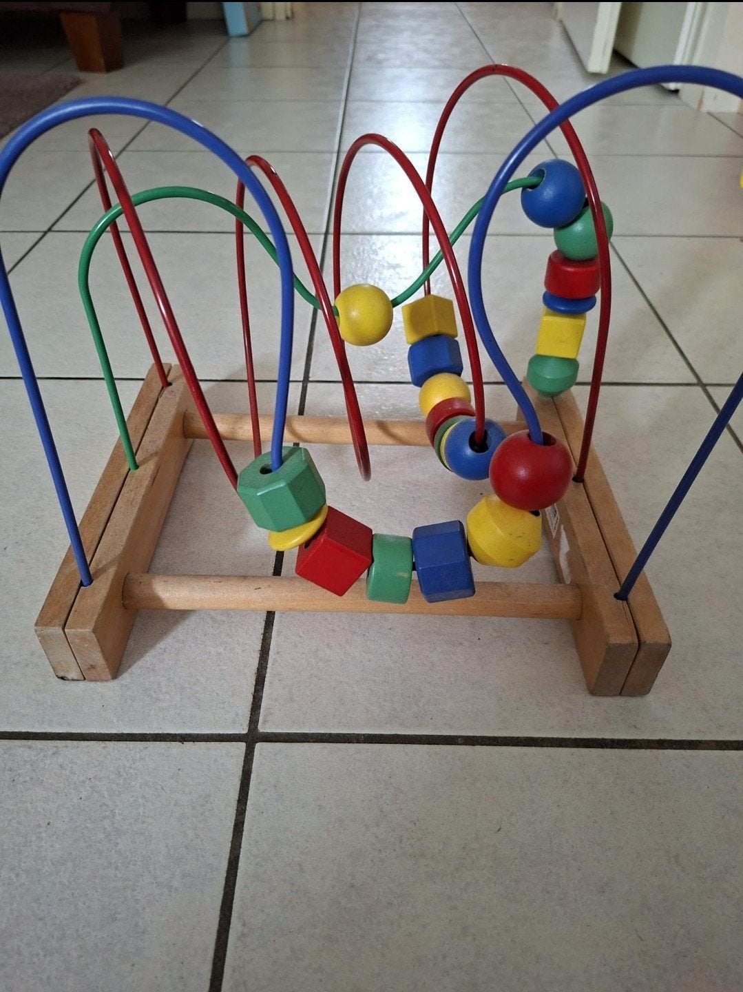 IKEA MULA kralenframe - Houten kralen spiraal, Ophalen of Verzenden, Gebruikt, Overige typen