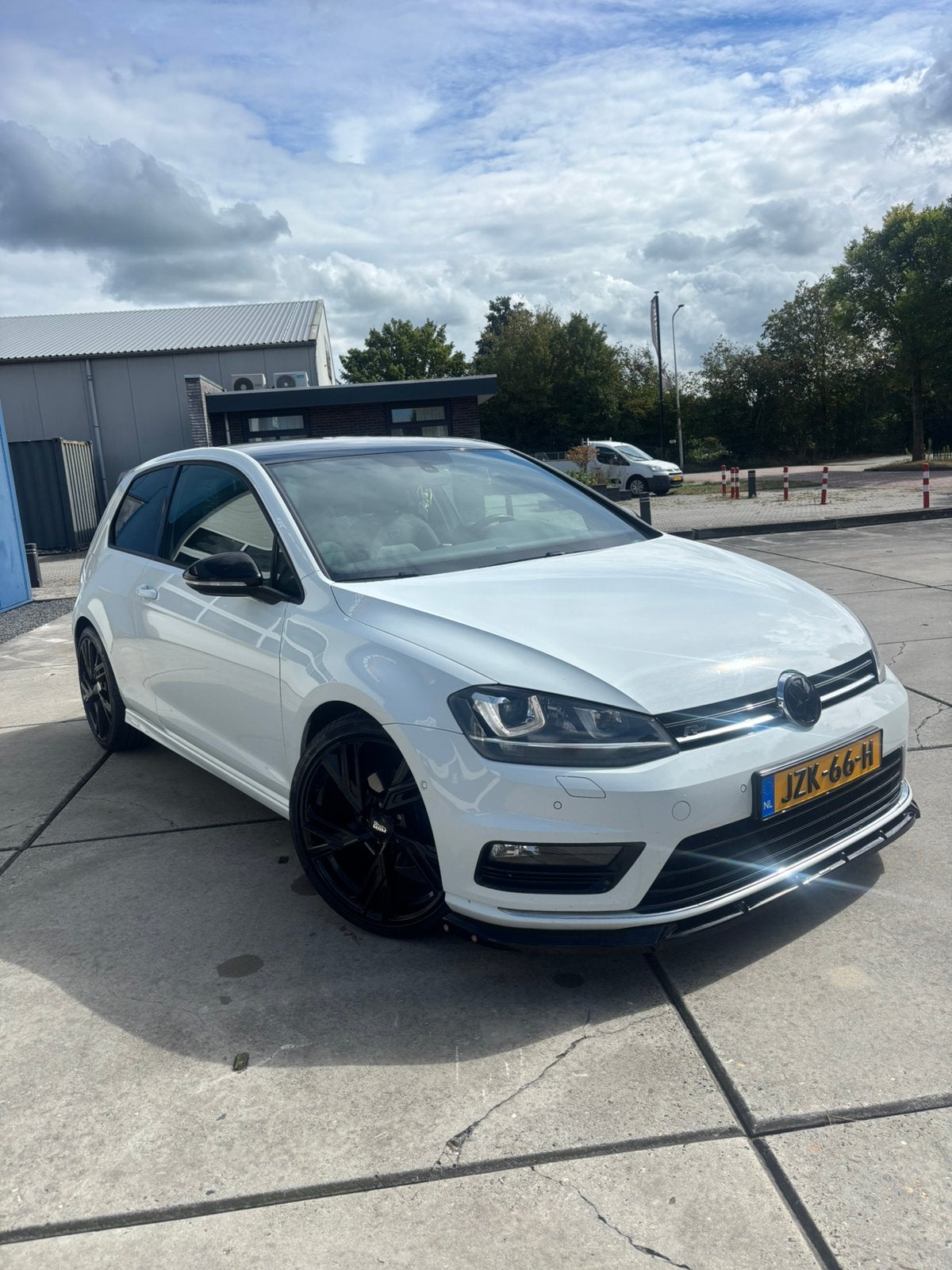 Volkswagen Golf 7 R line / 1.4 / Maxton / Vol in opties, Auto's, Voorwielaandrijving, 4 cilinders, Wit, 19 km/l