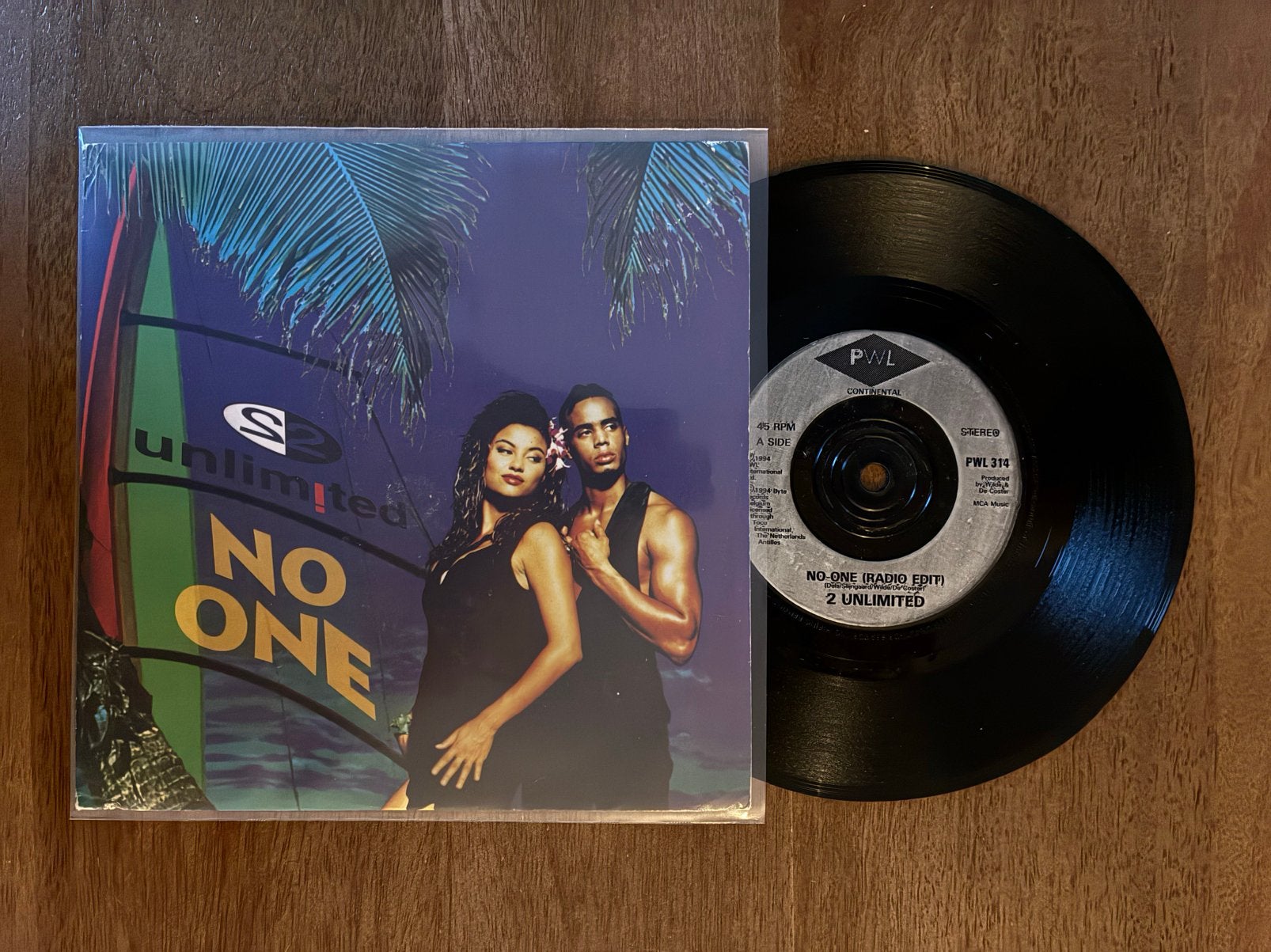 2 Unlimited - No one, Ophalen of Verzenden, 7 inch