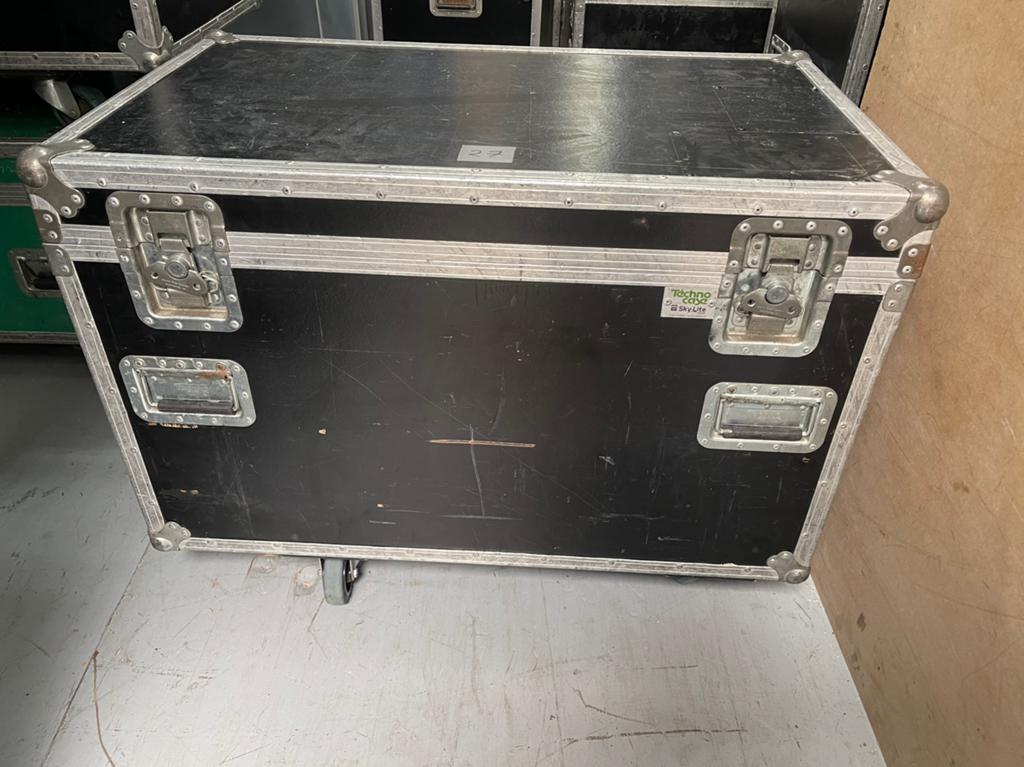 TECHNOCASE Kabelcase Flightcase 96x56cm 48+9cm Hoog &Wheels, Ophalen, Gebruikt, Overige instrumenten, Flightcase
