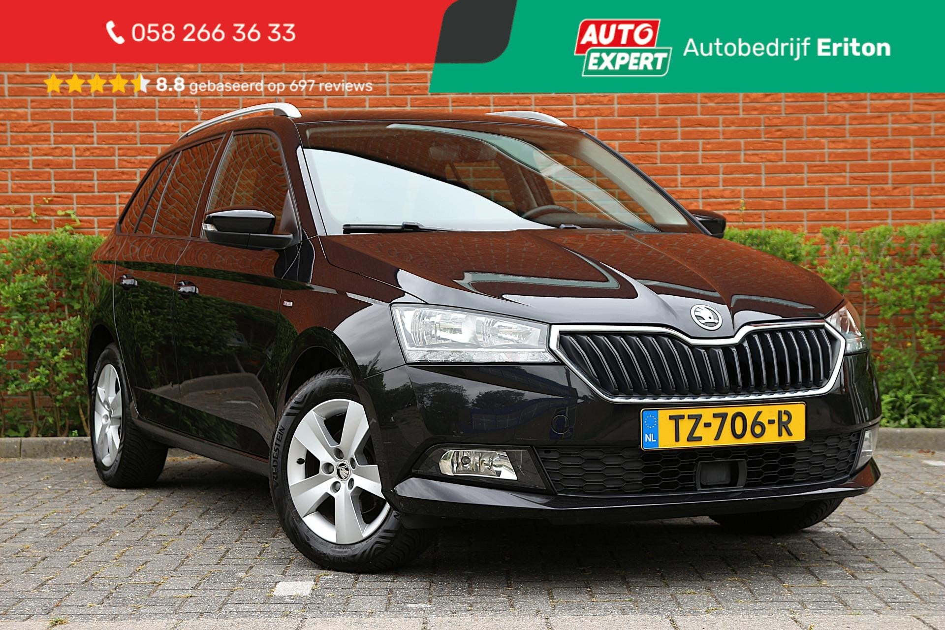 SKODA Fabia Combi 1.0 TSI 96pk Clever | NL-auto | Navigatie, Voorwielaandrijving, Stof, Gebruikt, 1041 kg