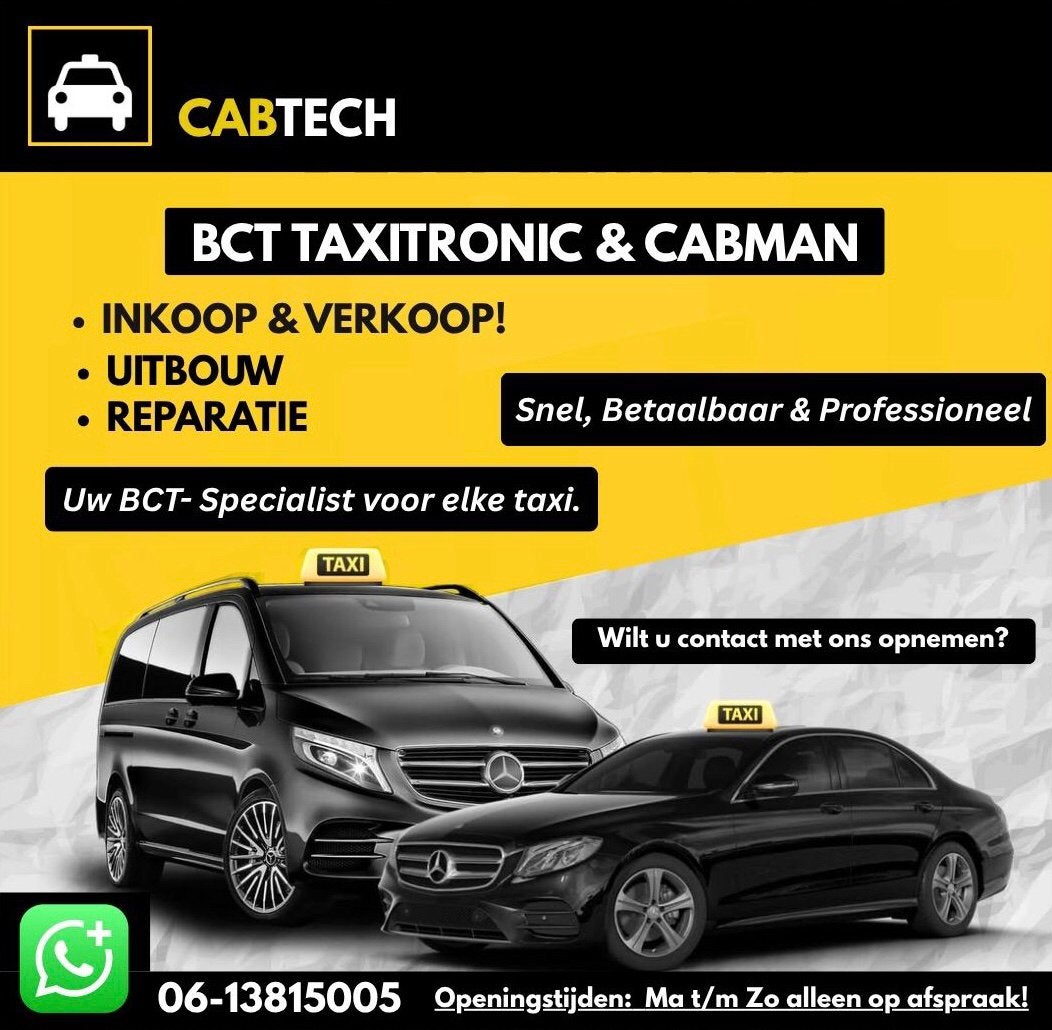BCT - UITBOUW | TAXITRONIC | CABMAN | INKOOP & VERKOOP, Ophalen