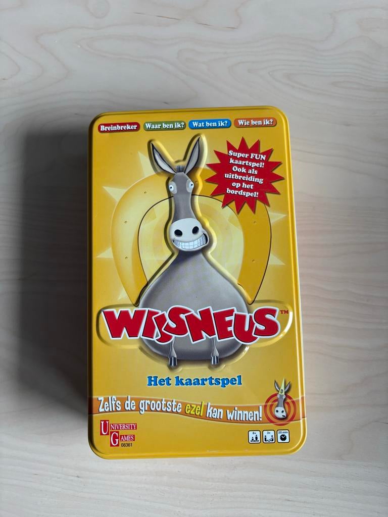 Wijsneus Het Kaartspel - Leuk Raadspel voor het Hele Gezin, Drie of vier spelers, Ophalen of Verzenden, Zo goed als nieuw