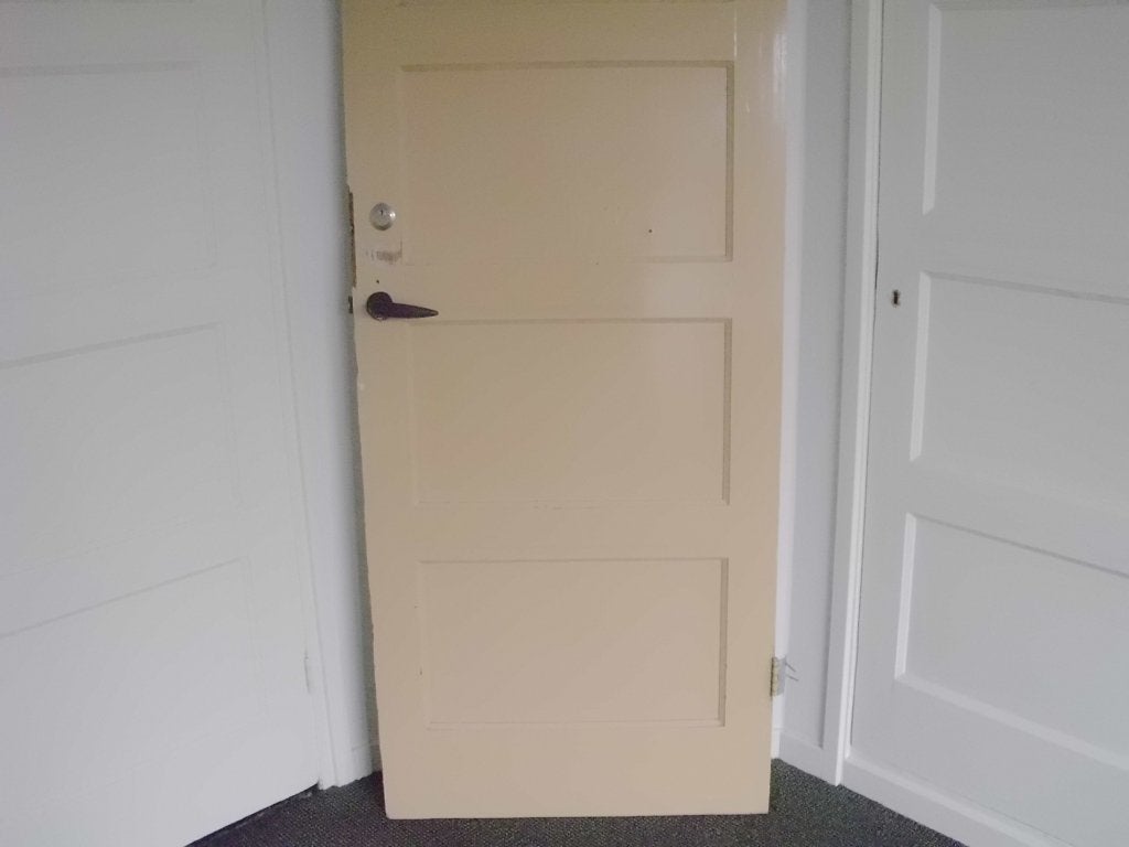Authentieke, klassieke Amsterdamse paneeldeur, jaren 20 - 30, Ophalen, Gebruikt, 120 cm of meer, Binnendeur