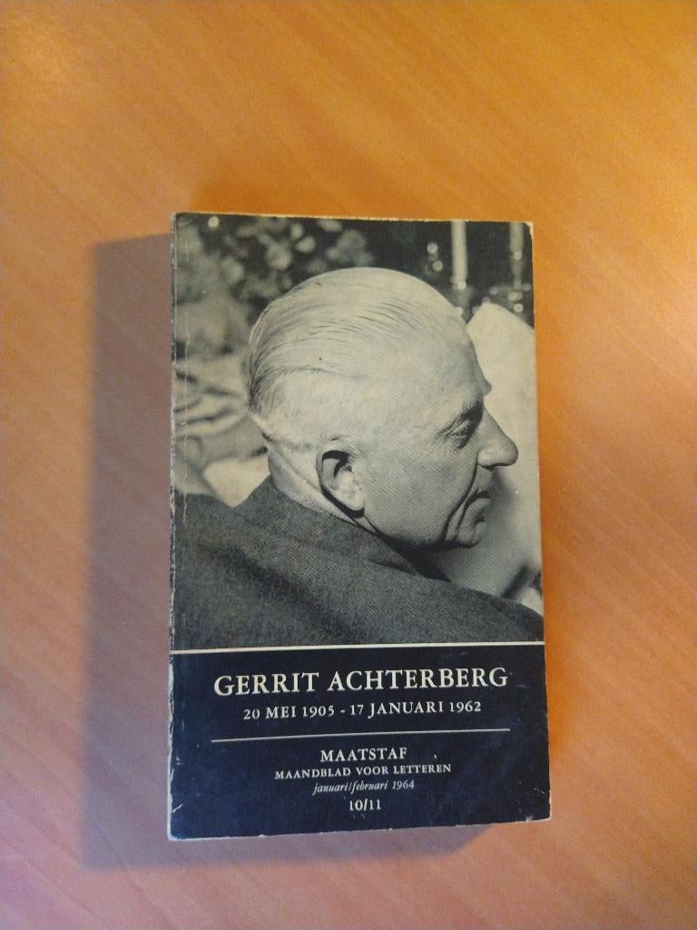 Gerrit Achterberg 20 mei 1905 - 17 januari 1962, Ophalen of Verzenden, Gelezen