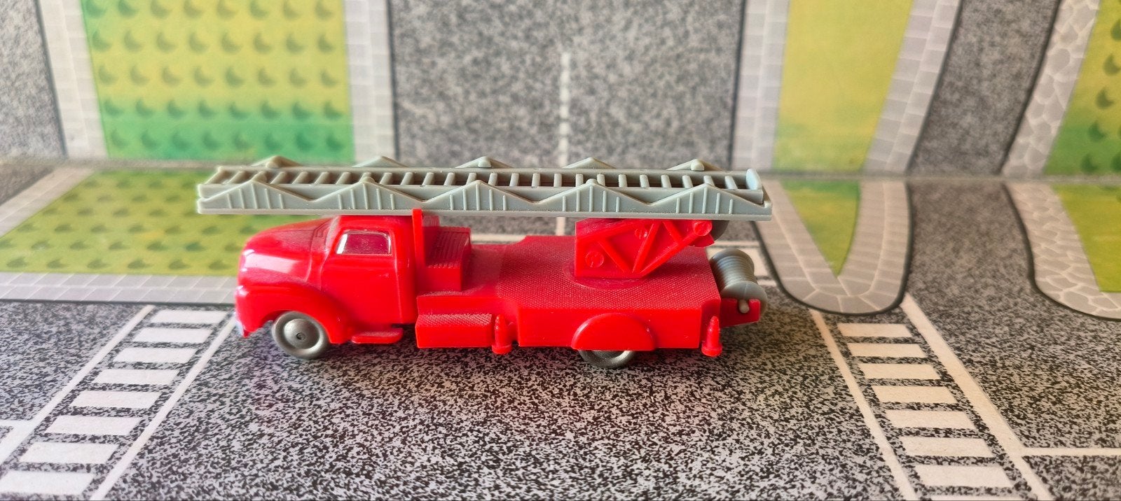 Oude Lego complete Bedford ladderwagen, Verzenden, Zo goed als nieuw, Bus of Vrachtwagen, Overige merken