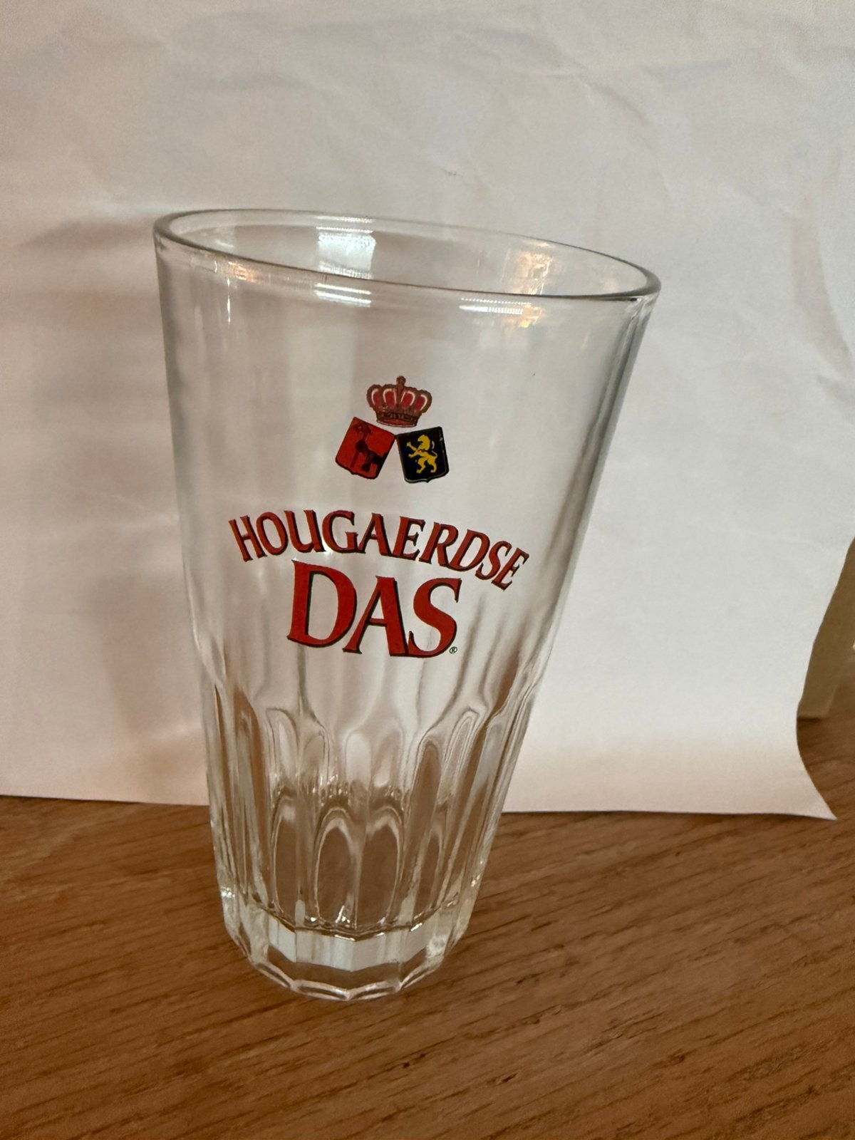 Bier glas DAs Hougaerdse, Verzamelen, Biermerken, Ophalen of Verzenden, Zo goed als nieuw, Glas of Glazen, Overige merken