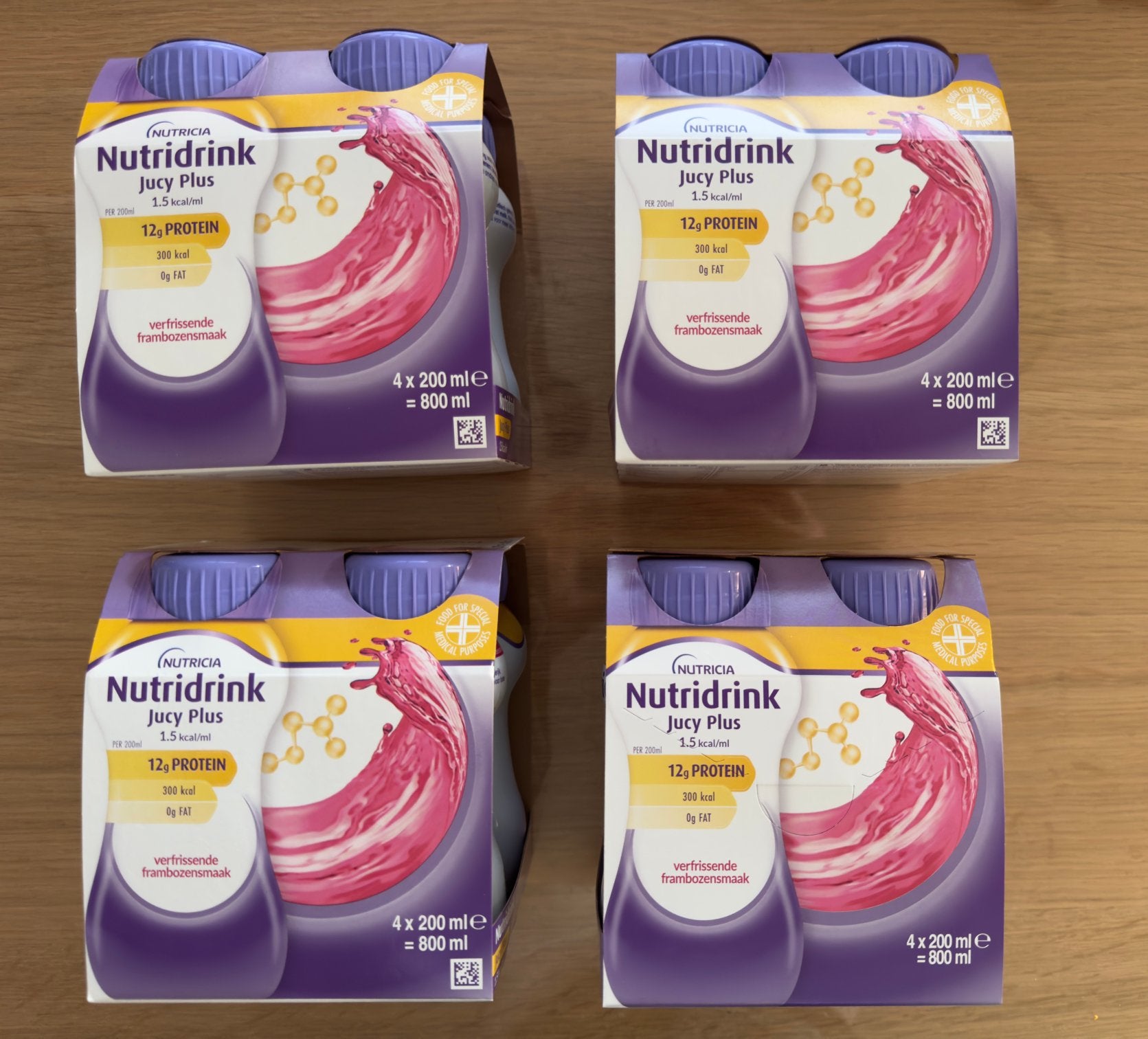 Nutridrink Jucy plus frambozensmaak, Ophalen of Verzenden