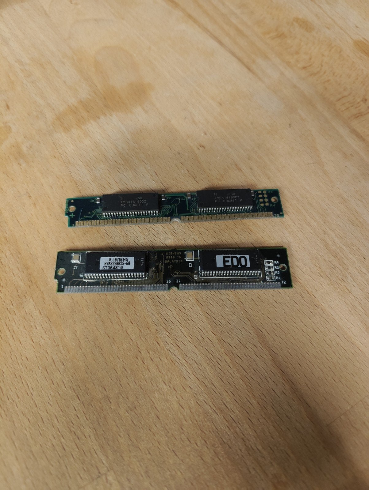 2x 8MB EDO RAM modules voor Intel 486 systeem, Computers en Software, RAM geheugen, Overige soorten, Ophalen of Verzenden, Desktop