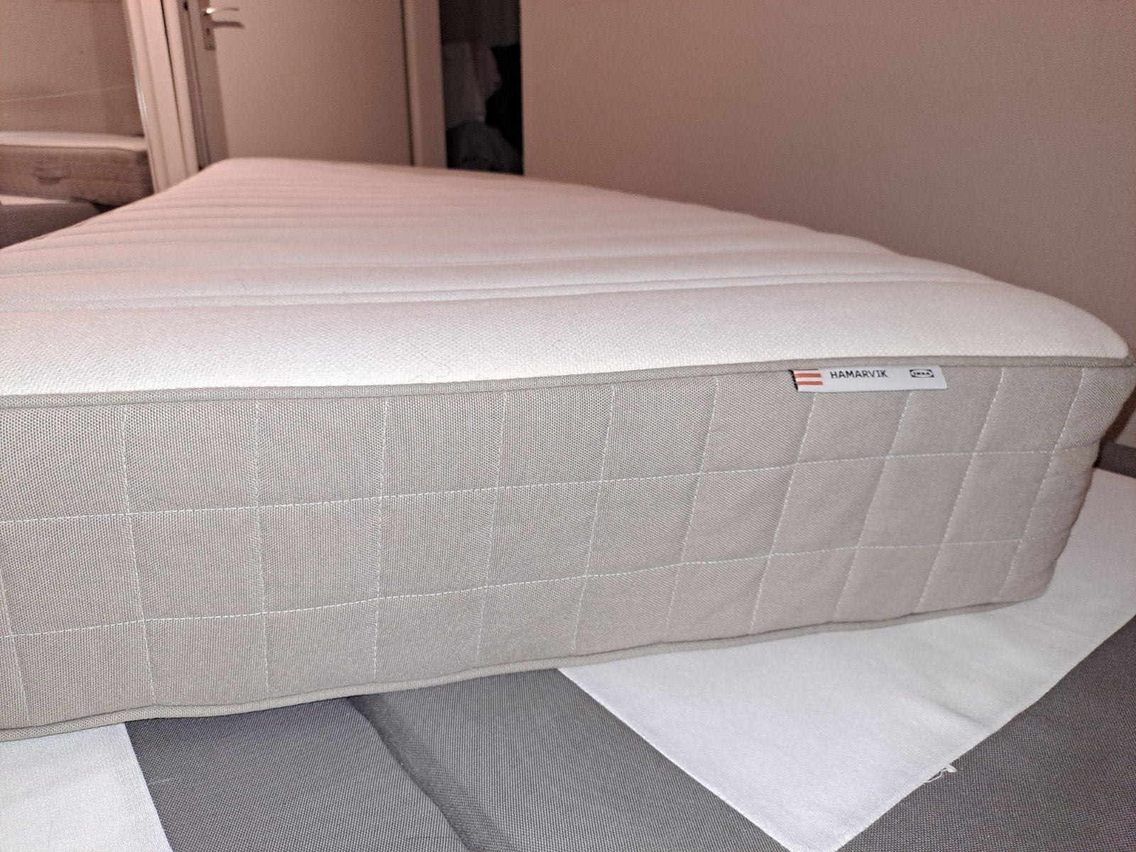 te koop 2 stc. Ikea Hamarvik matras, Ophalen, Gebruikt, Eenpersoons, 80 cm