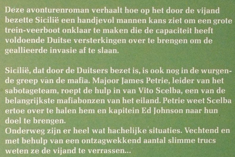 Boek: Hinderlaag bij Palermo (1989) - Colin Forbes, Verzenden, Zo goed als nieuw