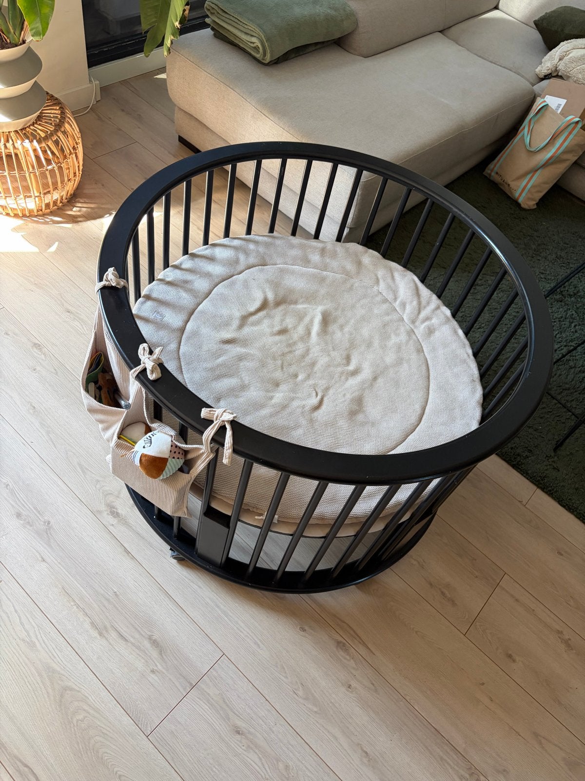 Bopita box incl Boxmat / opbergzakje, Kinderen en Baby's, Boxen, Ophalen of Verzenden, Zo goed als nieuw, Rond, Boxkleed