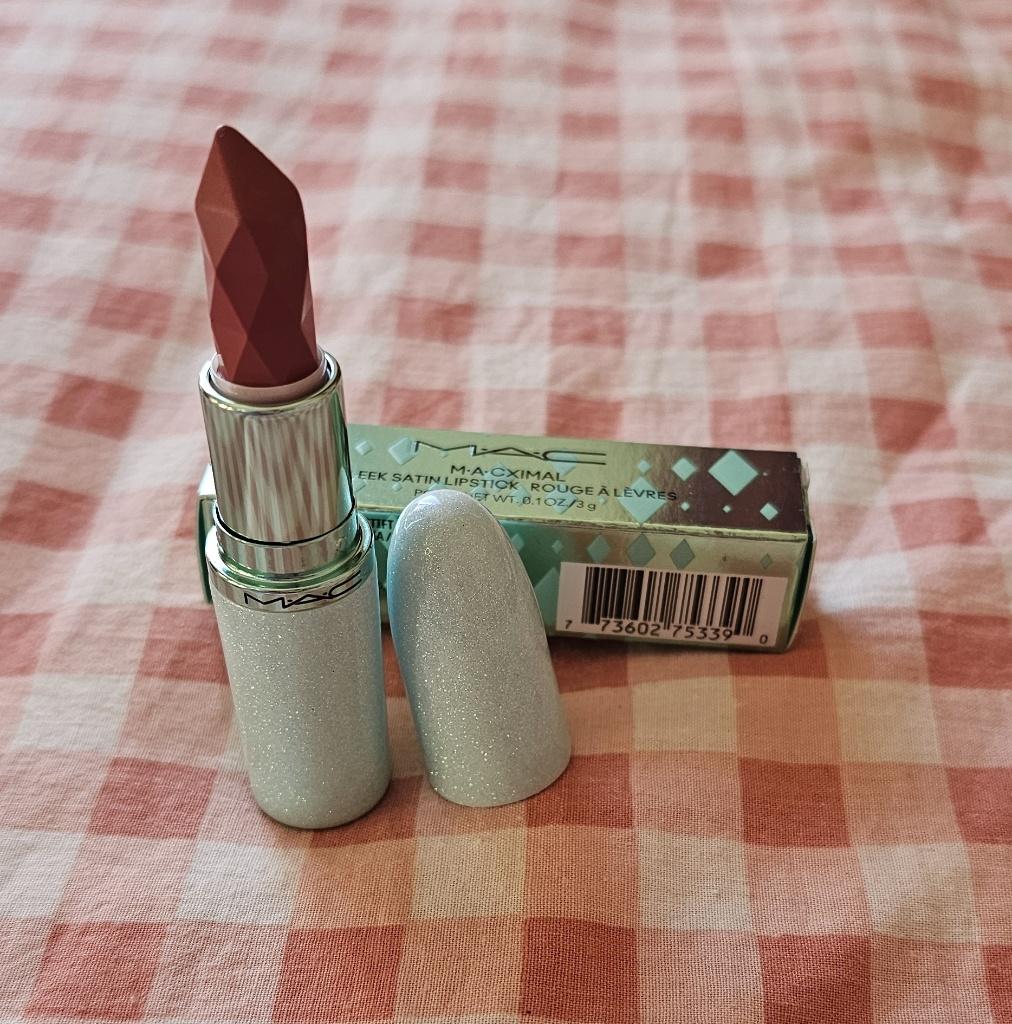 MAC lipstick Sleek Satin - Pinklist (limited edition), Ophalen of Verzenden, Zo goed als nieuw, Roze, Lippen