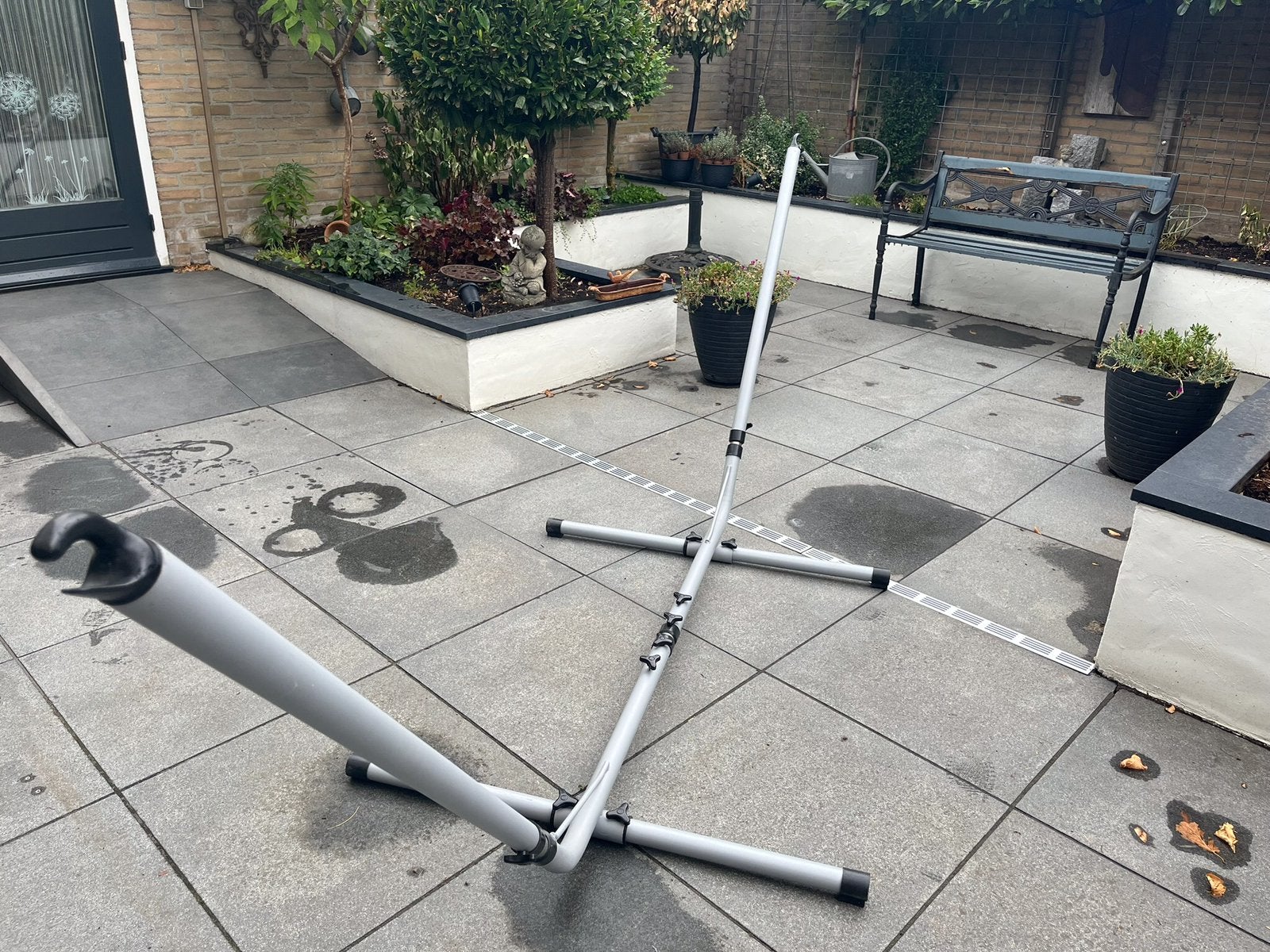 Hangmat standaard, Tuin en Terras, Hangmatten, Ophalen of Verzenden, Gebruikt