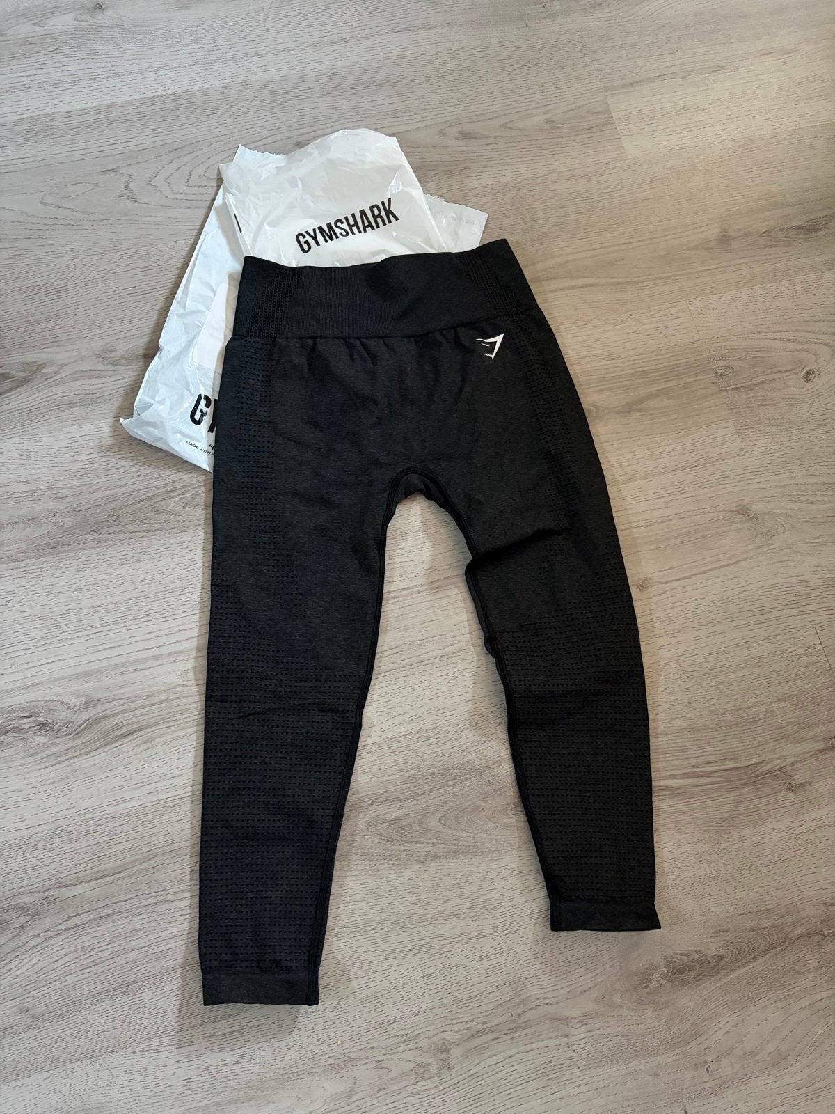 Gymshark  Seamless Legging Zwart Maat M, Zwart, Ophalen, Maat 38/40 (M), Fitness of Aerobics