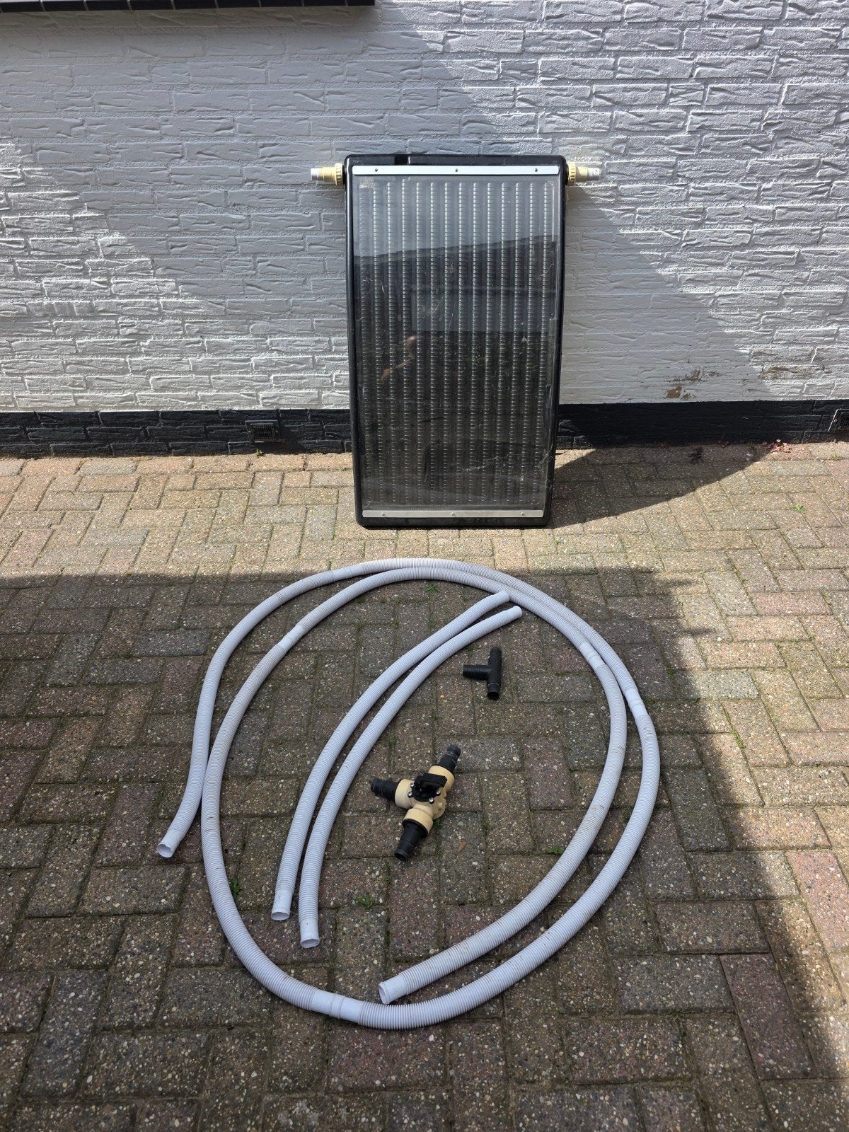 Zwembadverwarming met slangen (1x 6m, 2x 1m), Ophalen, Gebruikt
