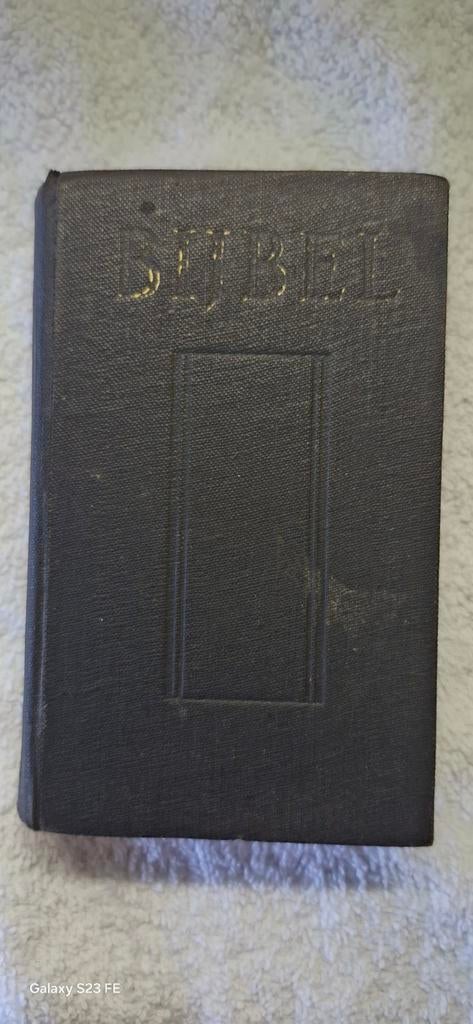 Oude Bijbel - Statenvertaling - Nederlands Bijbelgenootschap, Antiek en Kunst, Antiek | Boeken en Bijbels, Ophalen of Verzenden