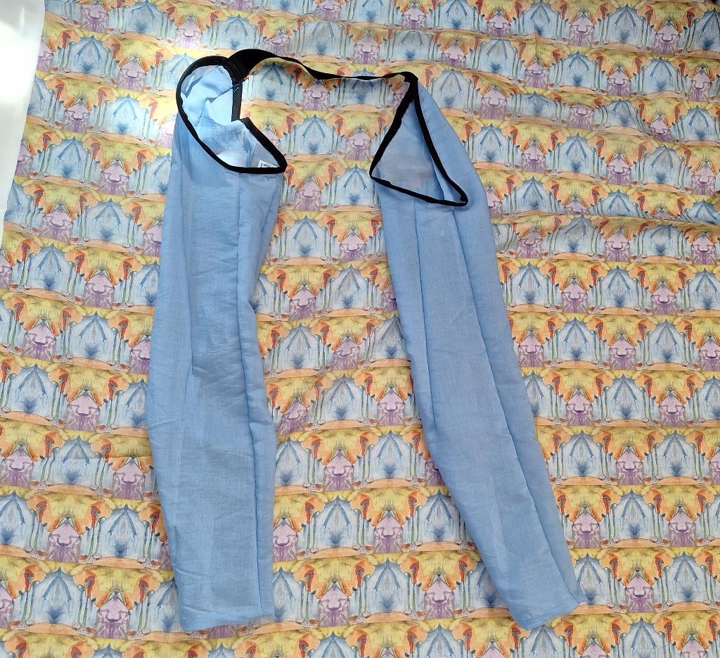 NotThatSexy bolero mouwen gemaakt met Walter van Beirendonck, Maat 38/40 (M), Blauw, Nieuw, Ophalen of Verzenden