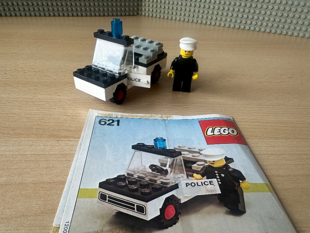 Lego 621 Police Car, Compleet, Gebruikt, Lego, Ophalen of Verzenden