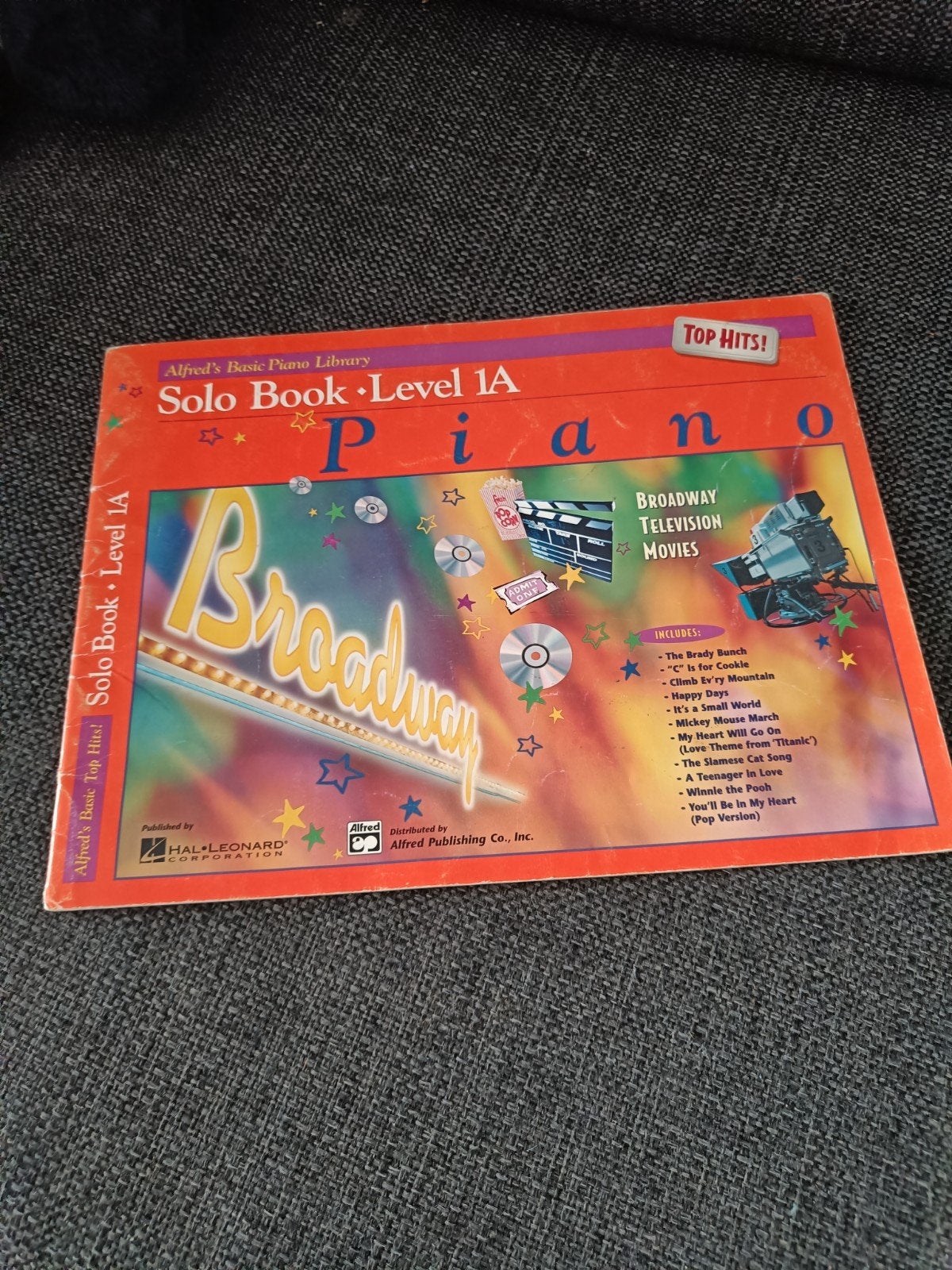 Alfred's Basic Piano Library Solo Boek Level 1A top hits, Gebruikt, Ophalen of Verzenden, Artiest of Componist, Piano