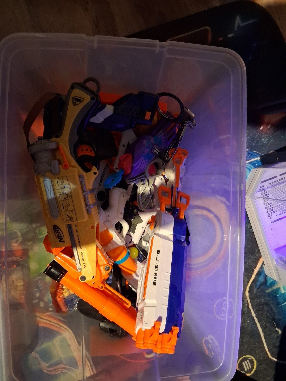 Nerf pistolen plus met alles erbij., Kinderen en Baby's, Speelgoed | Bouwstenen, Ophalen, Zo goed als nieuw
