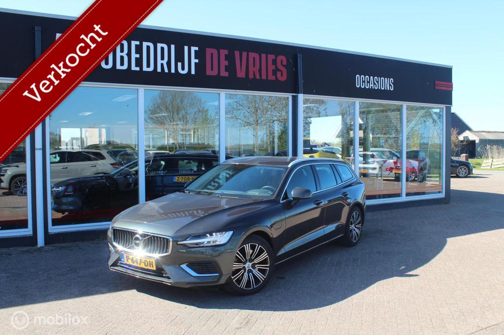 Volvo V60 2.0 T6 Recharge AWD Inscription Leder Trekhaak NAP, Automaat, Gebruikt, Euro 6, 4 cilinders