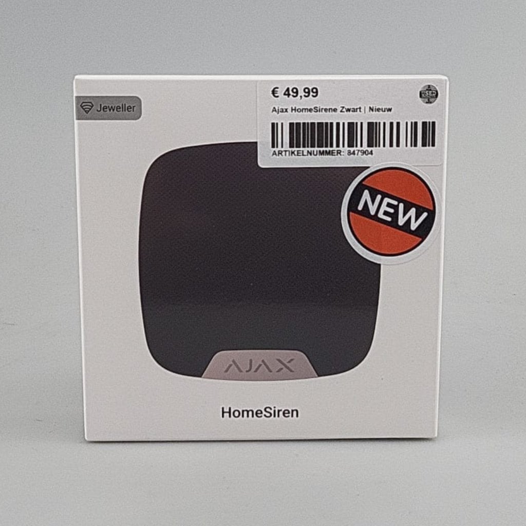 Ajax HomeSirene Zwart | Nieuw, Flex Ltd., Nieuw, https://flex.com/contact-us, Nobelstraat 10, 5807 GA Oostrum LB, Limburg, Nederland
