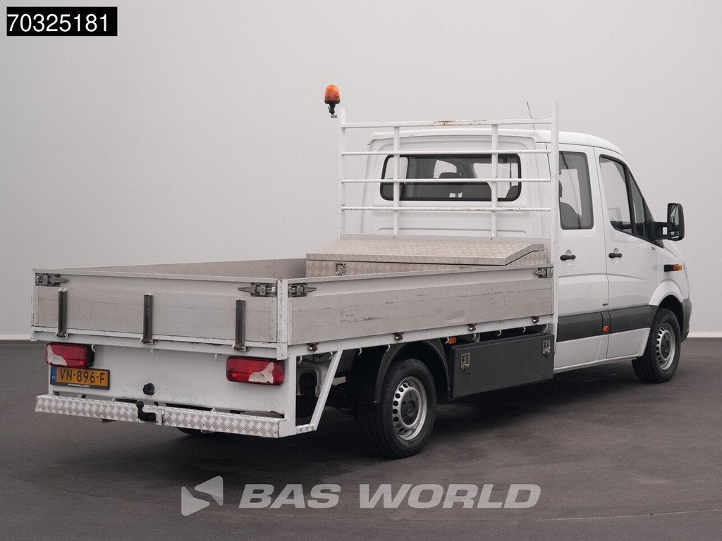 Mercedes Sprinter 413 CDI Euro6 Dubbel Cabine Open Laadbak T, Auto's, Stof, Euro 6, 4 cilinders, 129 pk