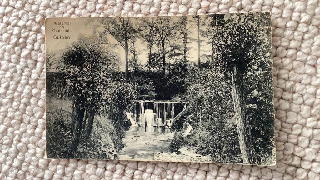Ansichtkaart Gulpen Waterval en Oudesluis 1918. 963, Ophalen of Verzenden, Voor 1920, Gelopen, Limburg