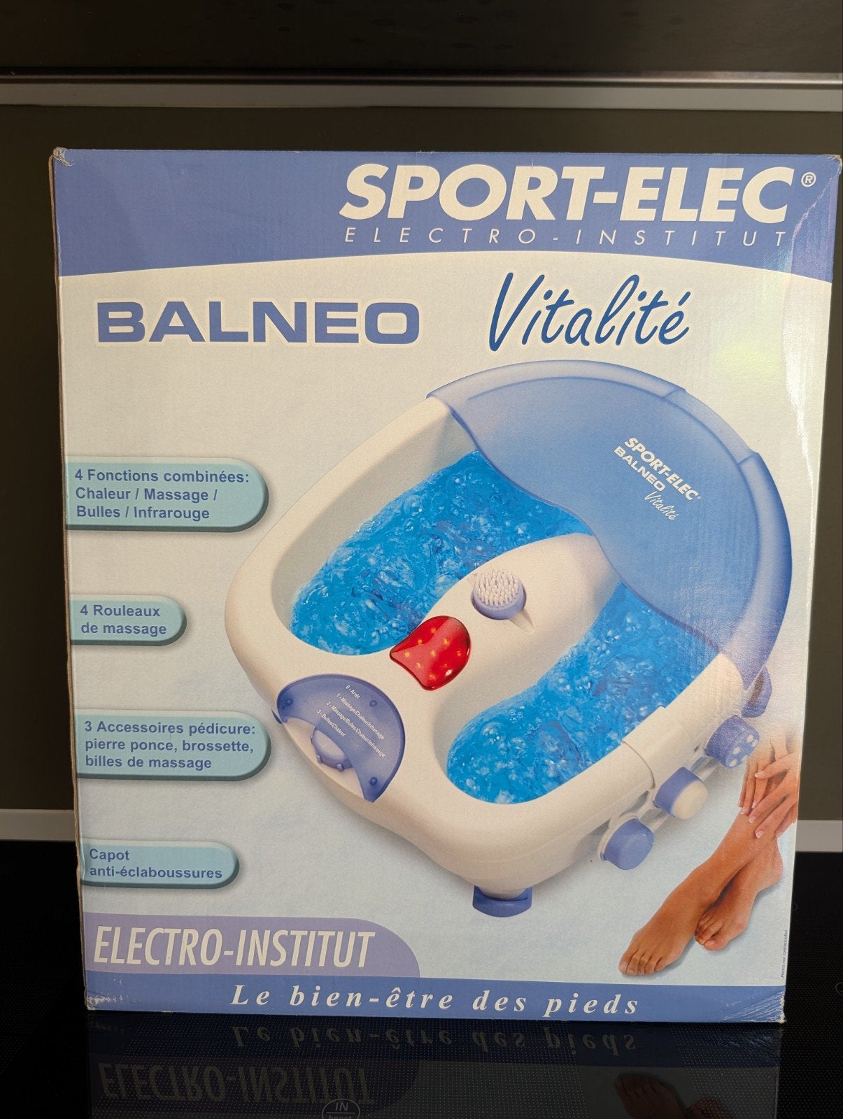 Sport-Elec Balneo Vitalité Multifunctioneel Voetenbad, Ophalen of Verzenden, Nieuw, Hand- en Voetverzorging