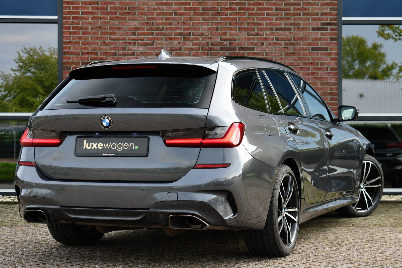 BMW 3 Serie Touring M340d xDrive Pano ACC HiFi El-zetels Adp, Automaat, 12 maanden, Zwart, 2993 cc