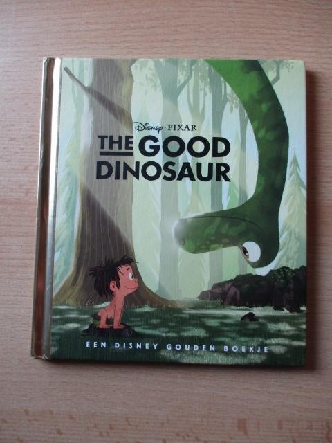 Disney The Good Dinosaur gouden boekje, Verzamelen, Disney, Ophalen of Verzenden, Overige figuren, Zo goed als nieuw, Beeldje of Figuurtje