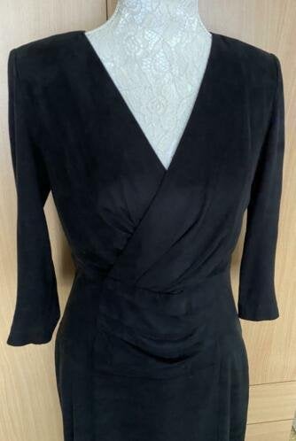 Lynde suèdelook jurk maat 40, Kleding | Dames, Jurken, Maat 38/40 (M), Zwart, Ophalen of Verzenden, Zo goed als nieuw