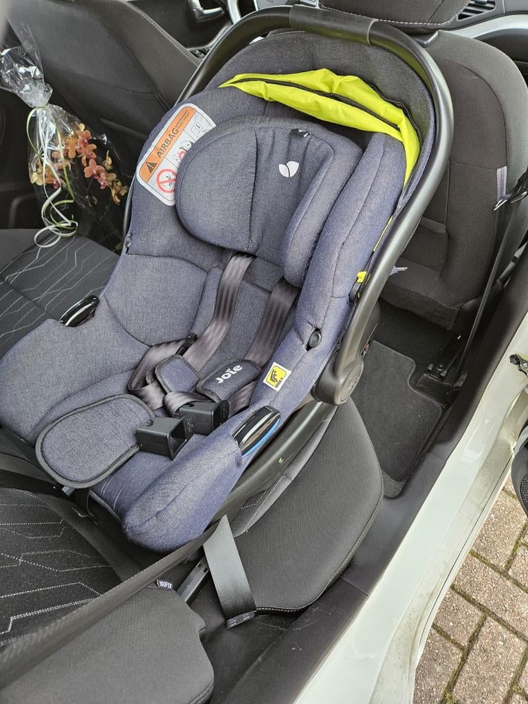 Joie i-Gemm babyautostoeltje + isofix base, Zo goed als nieuw, Isofix, 0 t/m 13 kg, Ophalen